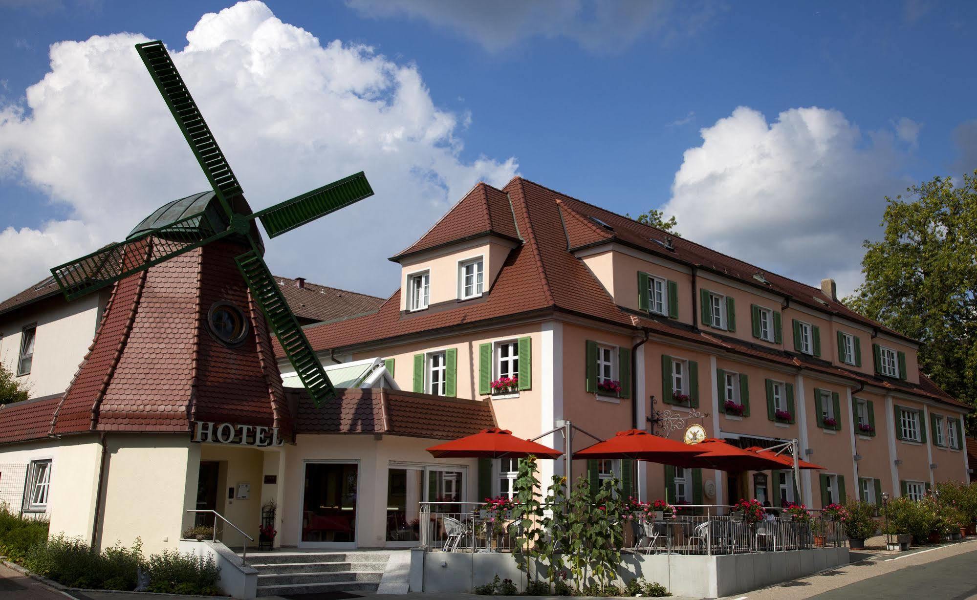 Hotel Restaurant Zur Windmuhle Ansbach Exteriér fotografie